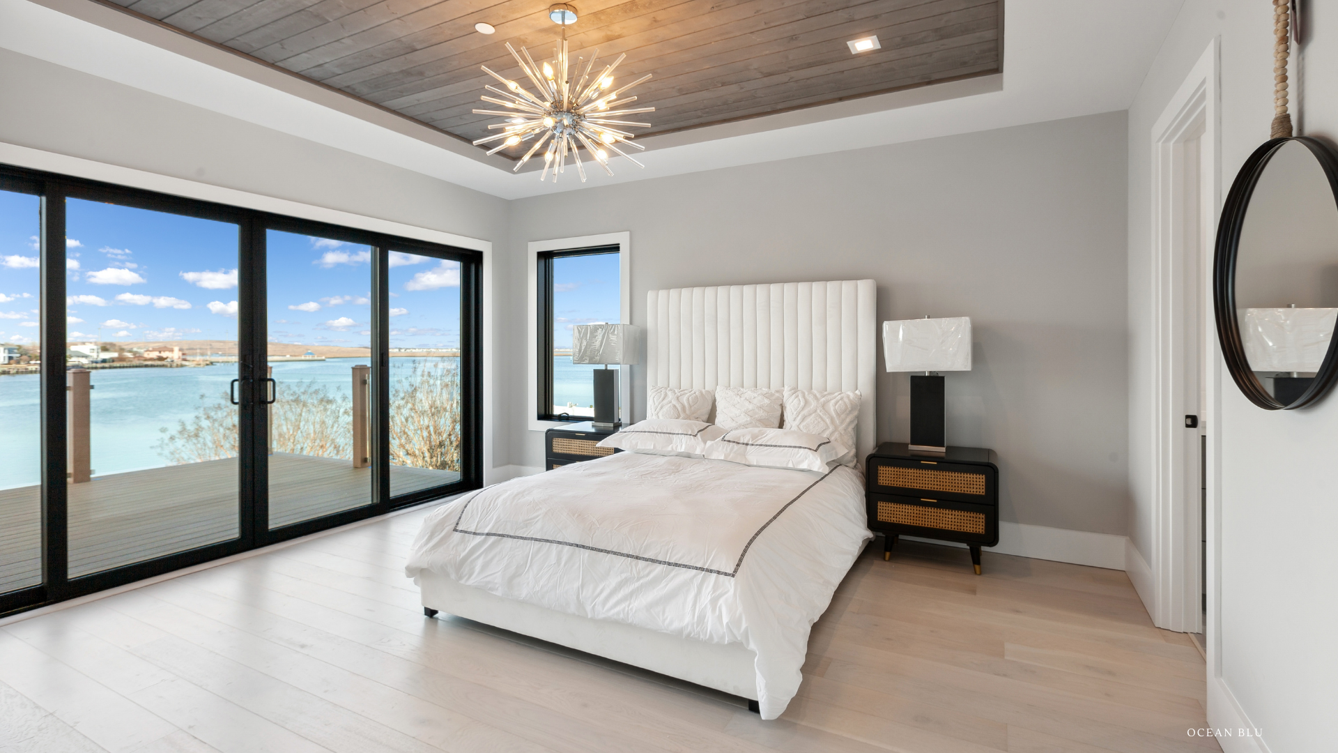Ocean Blu Interior Designers Waterfront, NY Long Island Home Project Long Beach, New Construction