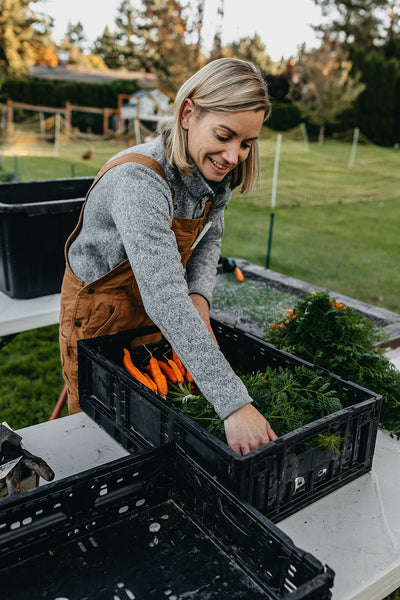 Jen Browning of Juniper Layne Farm in Portland, OR