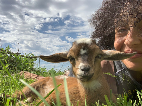 Scarlett Salamone of Loveland Acres Farm in Elkhorn, WI