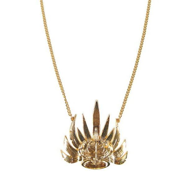 Golden Crown Necklace