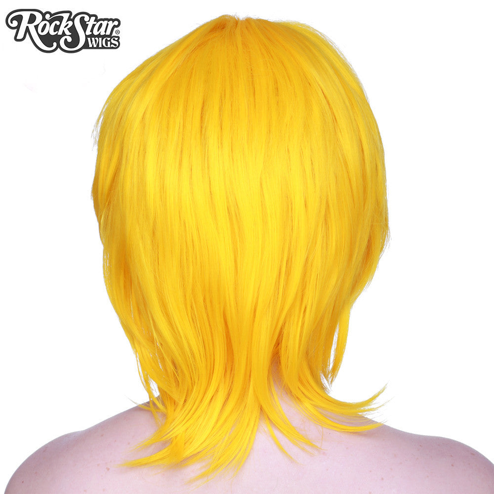 yellow cosplay wig