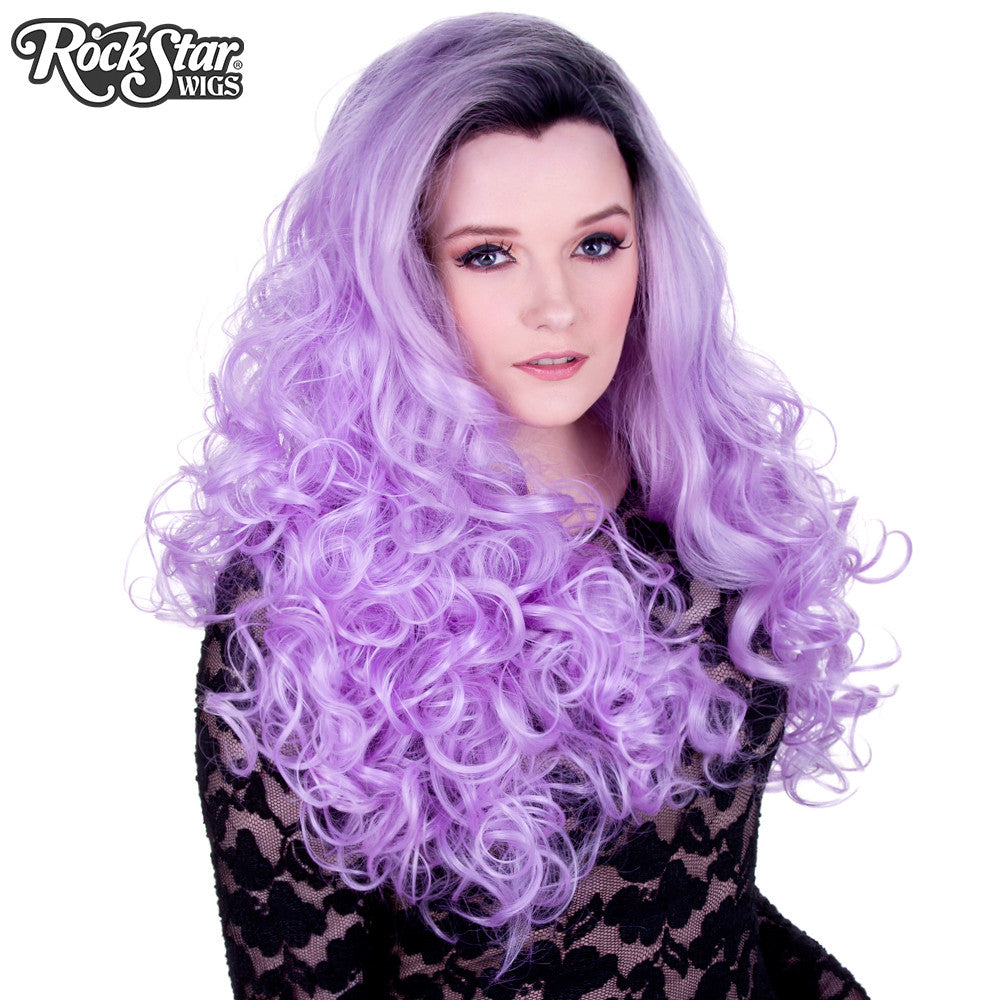 lace front curly dark root red rockstar wigs review