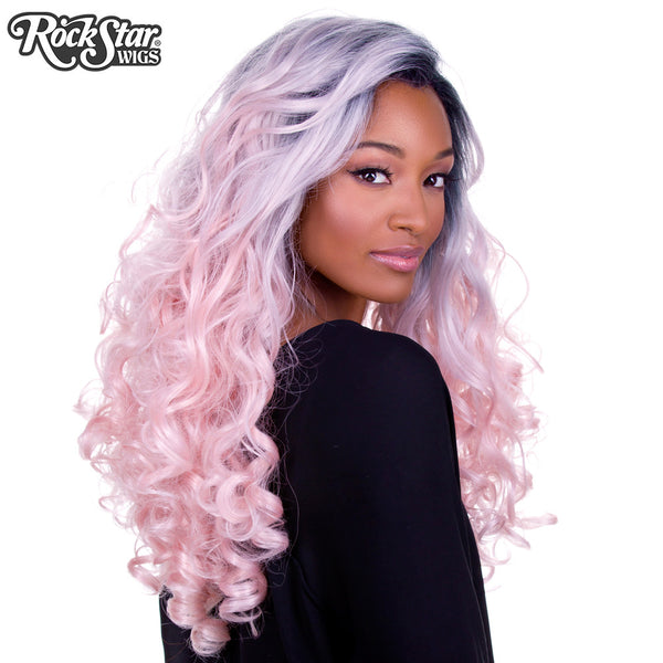 lace front curly dark root red rockstar wigs review