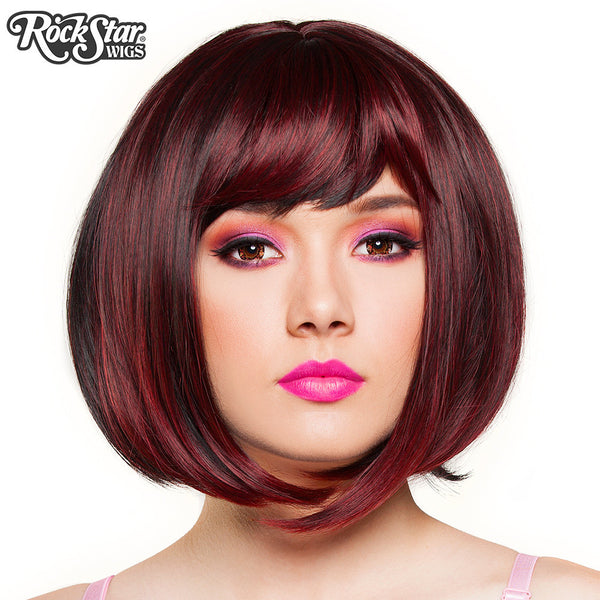 RockStar Wigs® Candy Girl Bob - Black Wine Blend - 00687 