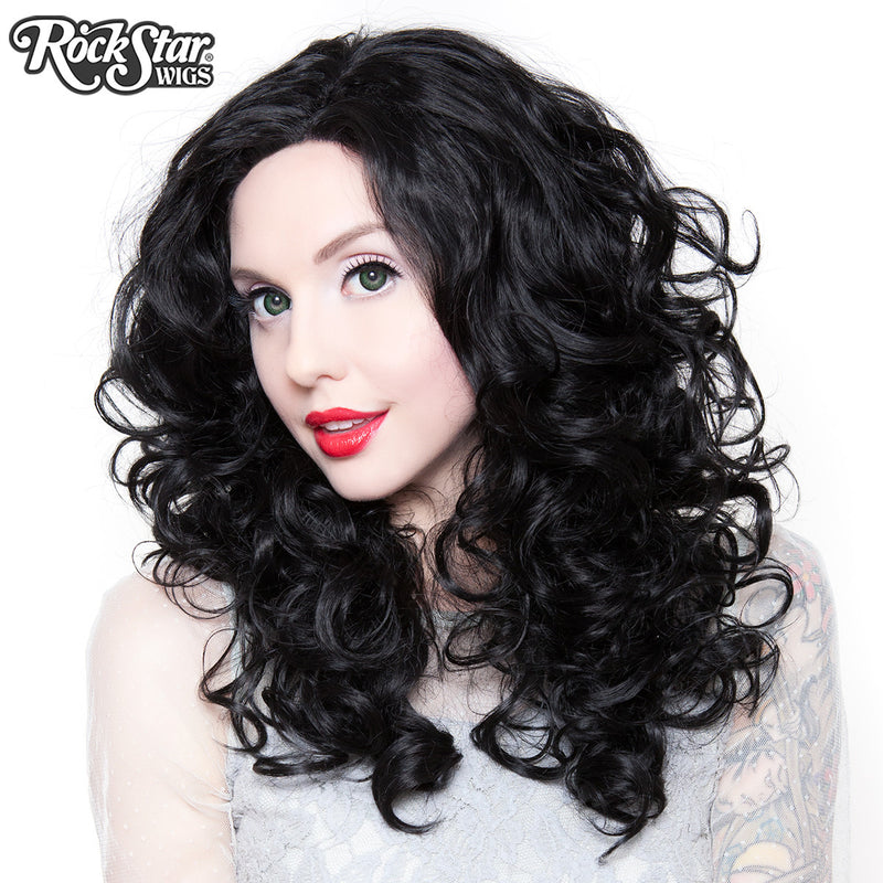 lace front curly dark root red rockstar wigs review