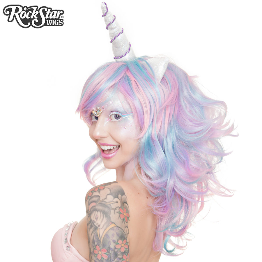 Download Now Lorelei's Personalized Pastel Rainbow & Unicorn Topper –  Lively Decor & Joy