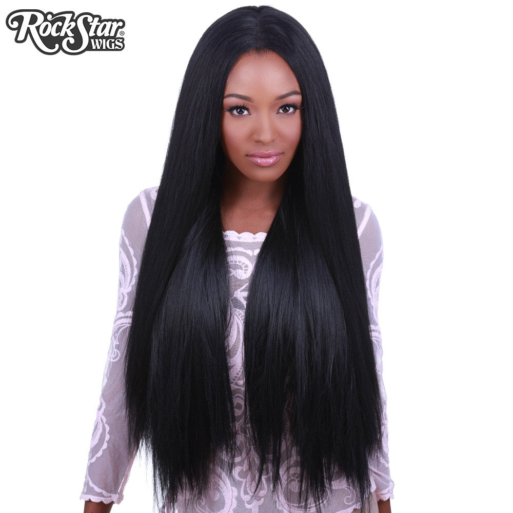 Lace Front Malibu - Black Burgundy -00725 - Rockstar Wigs