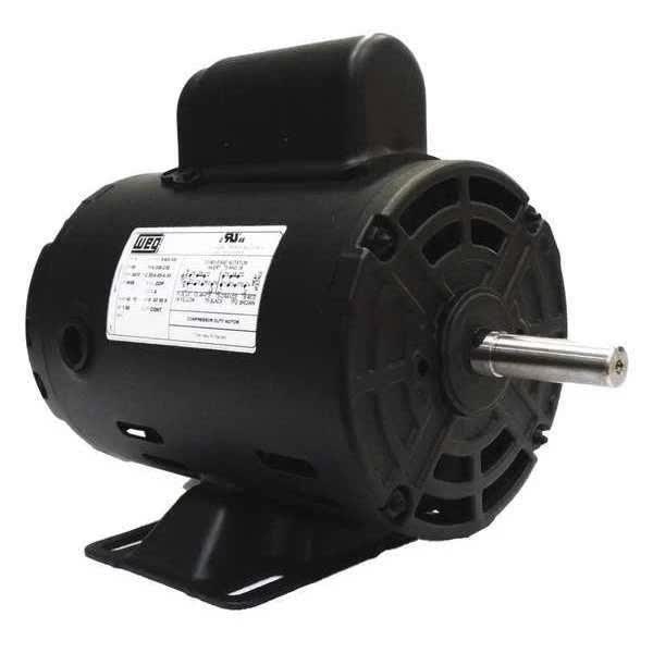 1 HP Air Compressor Electric Motor 56 Frame 3485 RPM Single Phase WEG 00136OS1BCD56-S