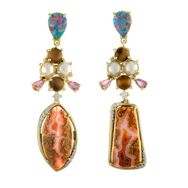 Agate Earrings – Eden Presley Fine Jewelry