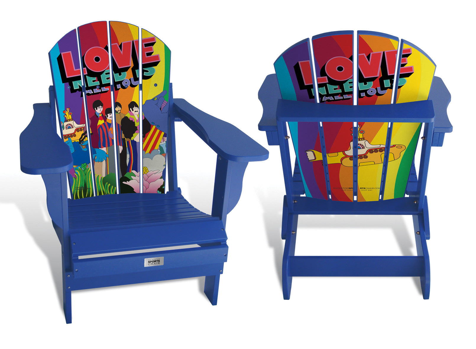 All You Need Is Love - Custom Sports Chair - The Beatles & Apple Corp