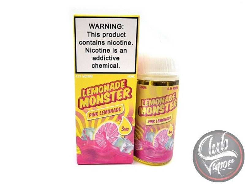 Pink Lemonade 100ml E Liquid By Lemonade Monster 7995