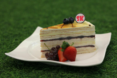 SK Homemade Cakes Express Delivery Lemon Blueberry Mille Crepe - Whole Cake (Available Daily)