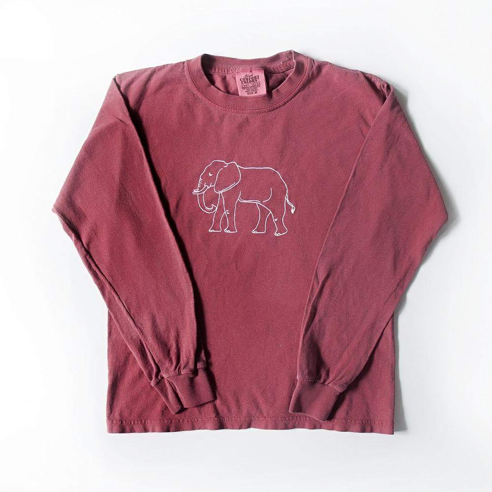 Elephant Long Sleeve Tee – Honey Bee Tees