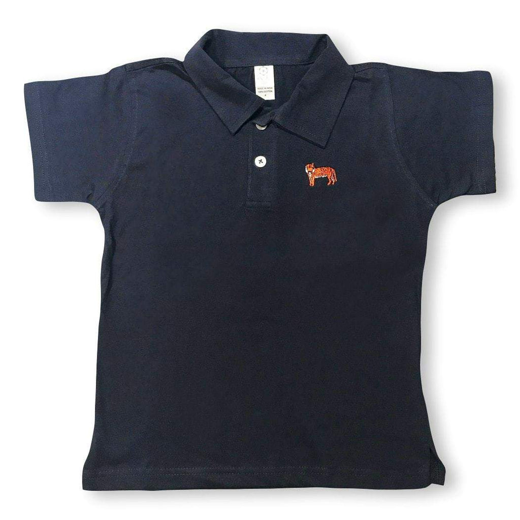 tiger on collar shirt