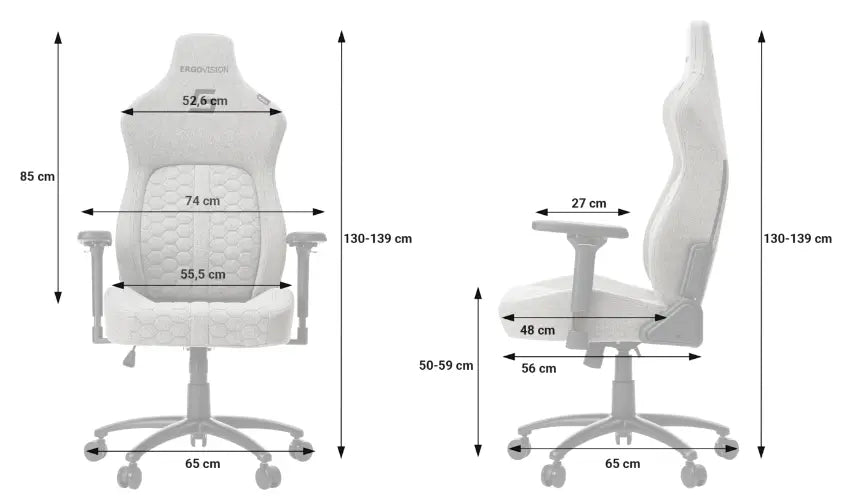 Dimenzije King Gaming Stolice