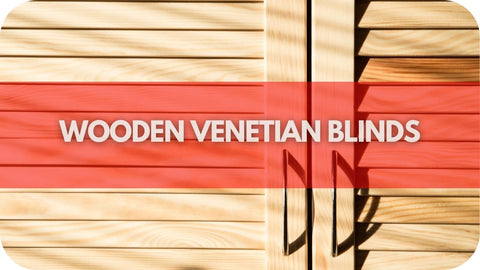 Wooden venetian blinds