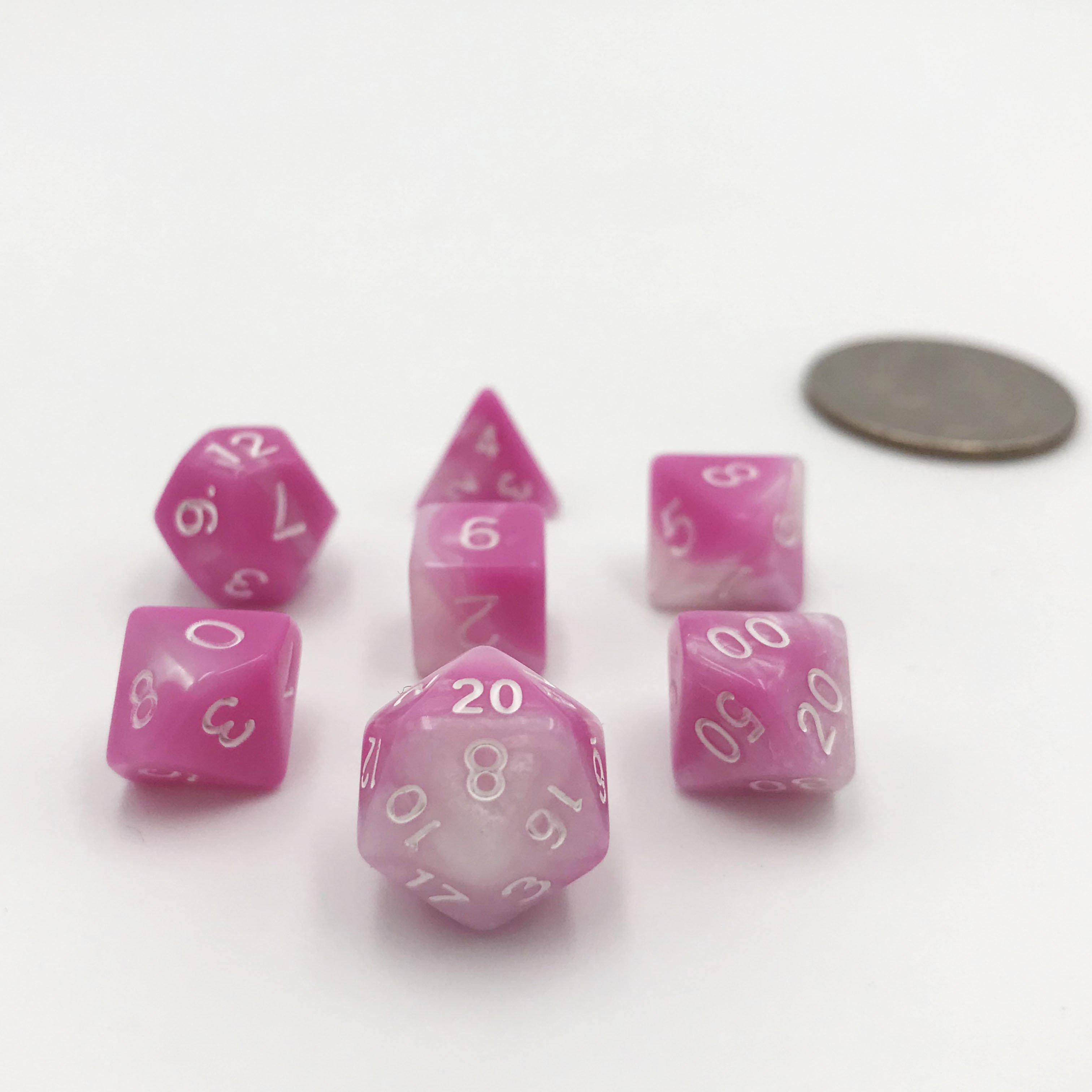 Ttrpg Dice Dungeons And Dragons D D Dice Mini Translucent D6 Dnd Dice Set Mini D6 Dice Set Toys Games Role Playing Games