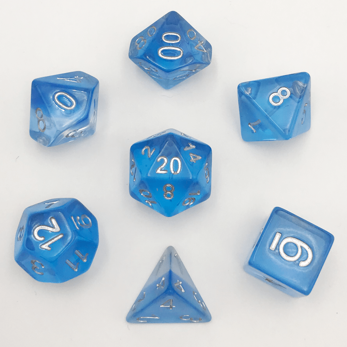 Download Dice Ice Baby Blue Acrylic Dnd Dice Set By D20 Collective