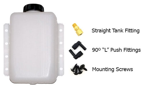 Water Methanol Injection Tanks. Universal 3 Gallon Trunk Mount Tank.