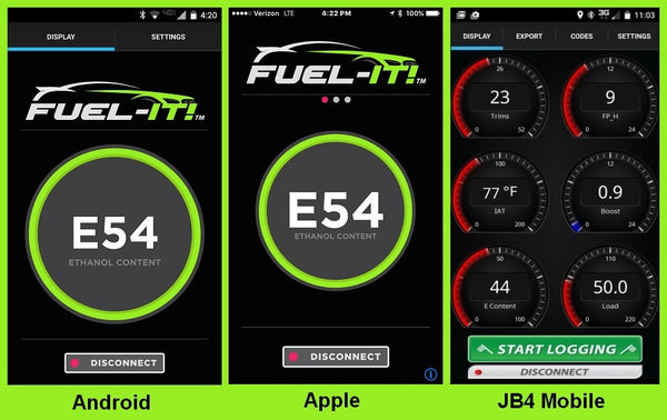 E85 Ethanol Sensor App
