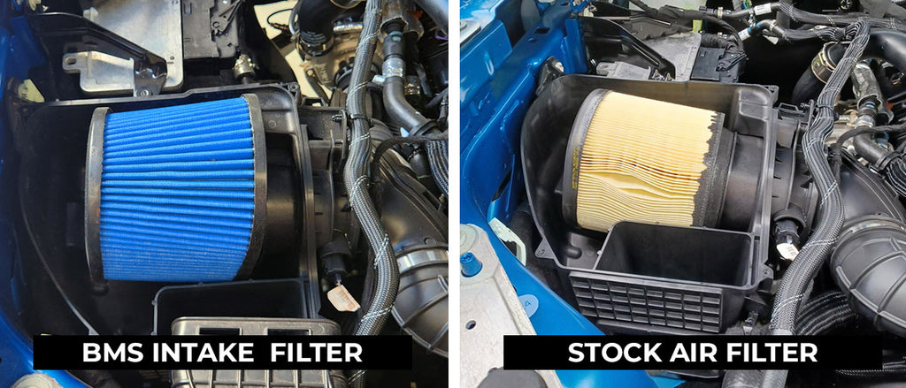 Bronco intake filter vs stock FA-2022 air filter
