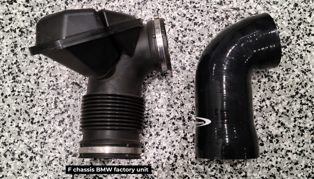 F30 BMW silicone intake inlet tube