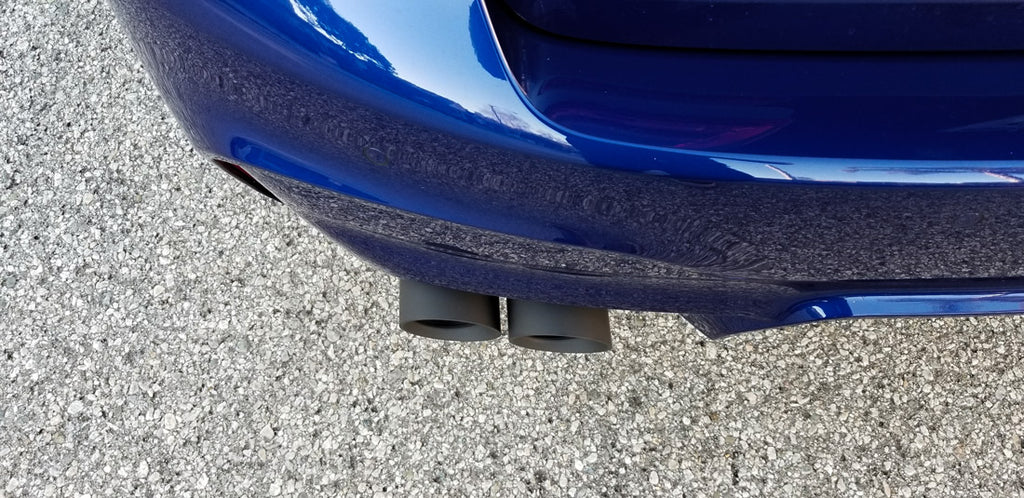 Matte Black M5 BMW BMS exhaust Tips