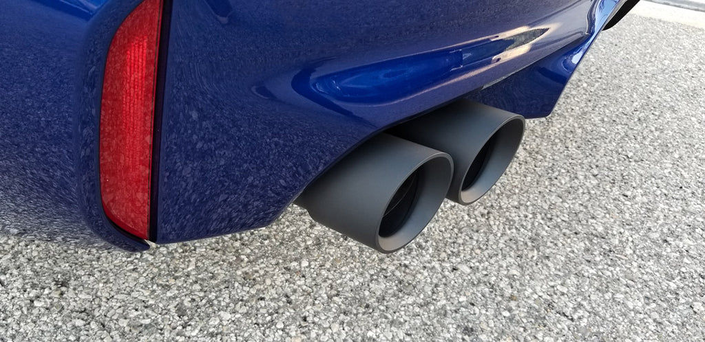 F90 BMW M5 Black Exhaust Tips