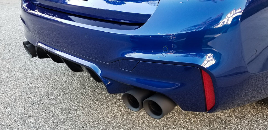 F90 BMW M5 Black Exhaust Tips