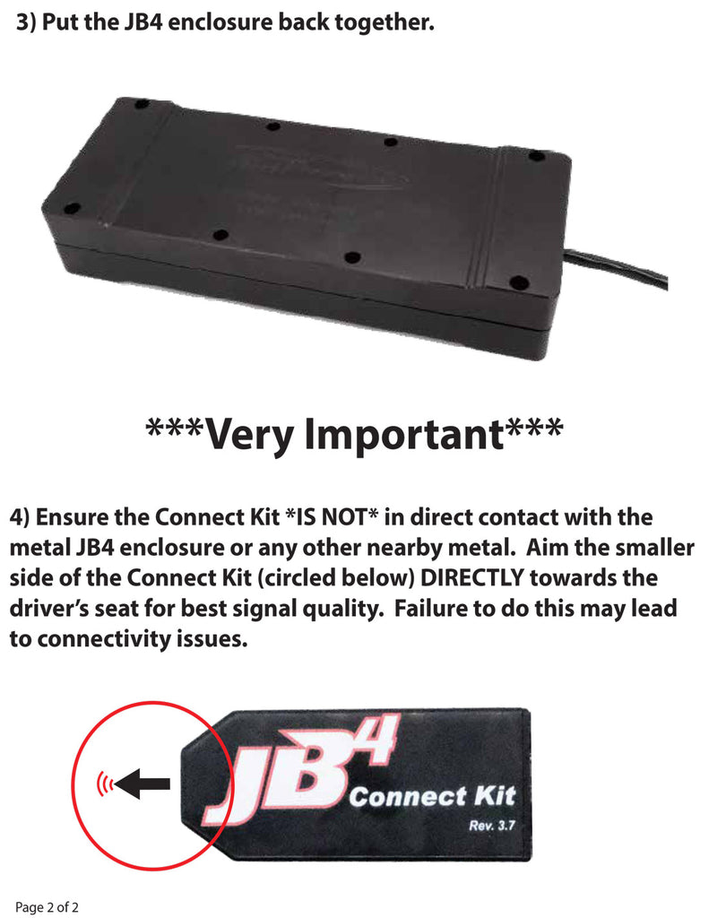 Burger motorsports jb4 bluetooth wireless phone/tablet connect kit rev 3. 7 (pinned power wire)