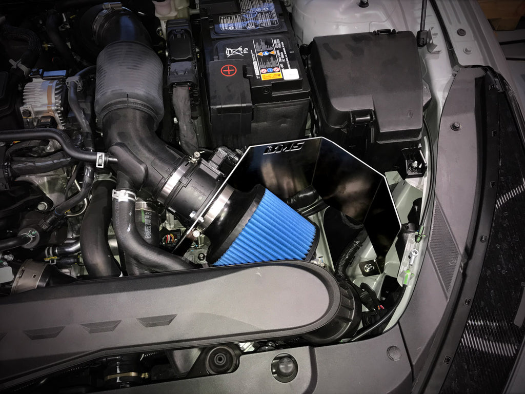 burger motorsports kia k5 intake jb4 bms cai blue air filter k5