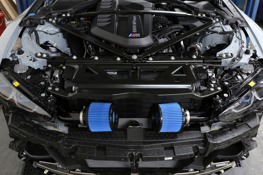 burger motorsports S58 front mount BMW g80 m3 g82 m4 intakes