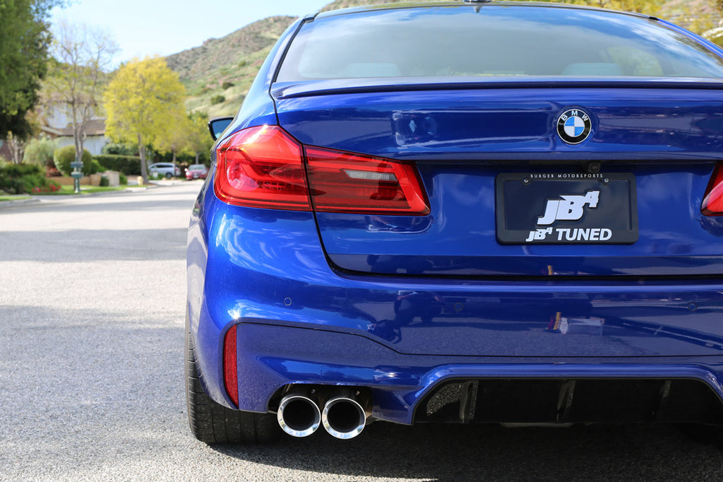 F90 BMW M5 Exhaust Tips Burger Motorsports Burger Tuning JB4 Billet Tip