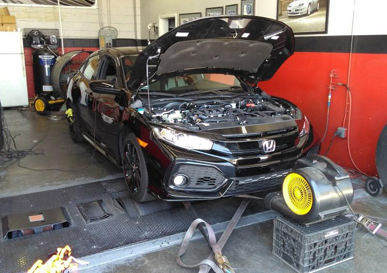 HONDA Civic 1.5 TURBO JB4 Tuned on dyno