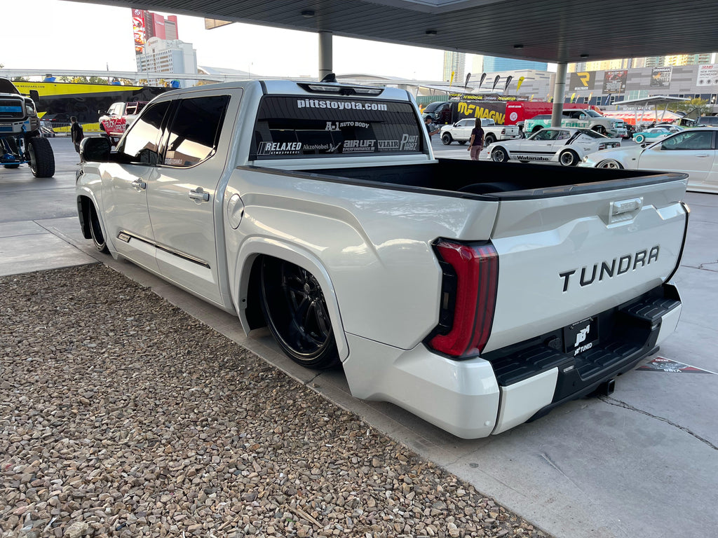 JB4 Tuned Gen 3 Toyota Tundra Slammed lowered on bags