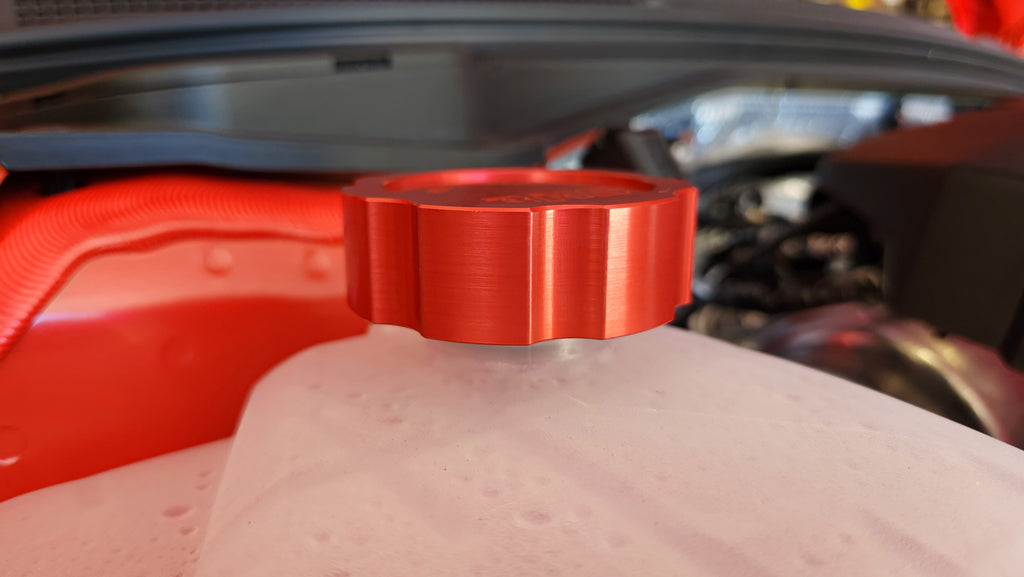 Billet Coolant Overflow Reservoir Cap Cover for Kia Hyundai Genesis