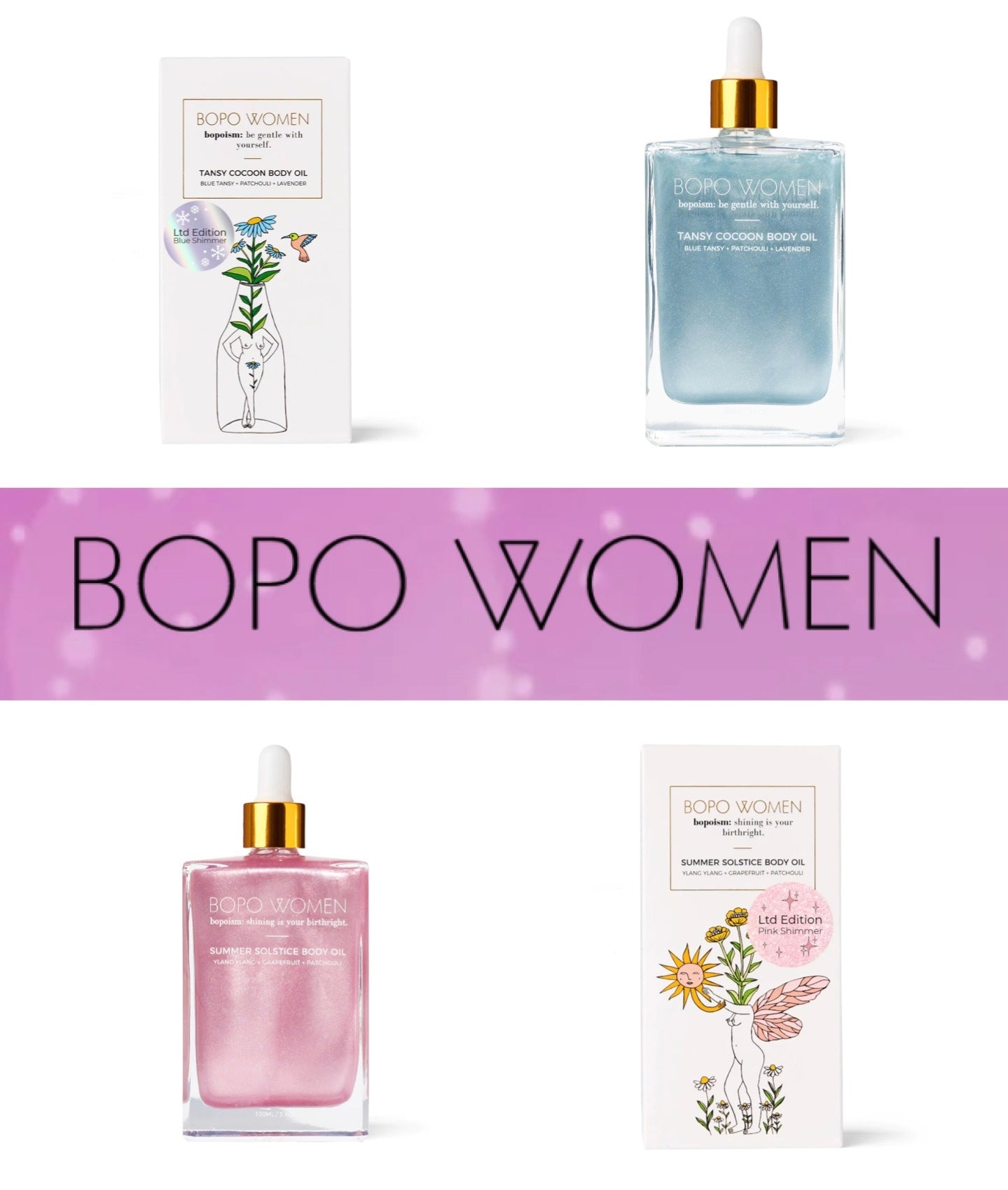 Bopo Women Shimmer Body Oils