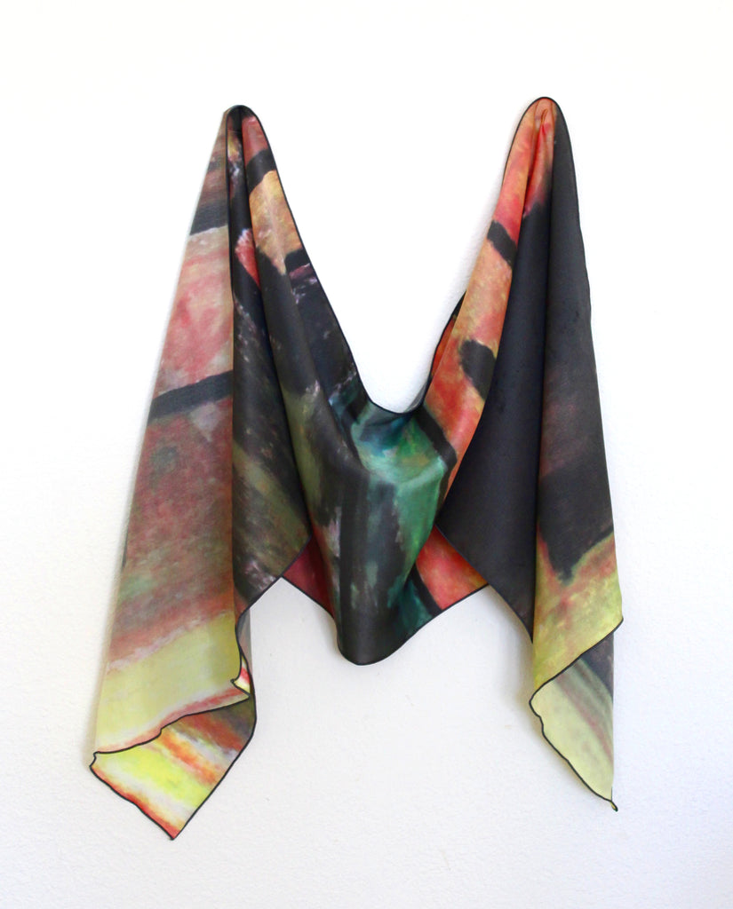 Abstract | Limited Edition Silk Scarf – Arkan Gallery