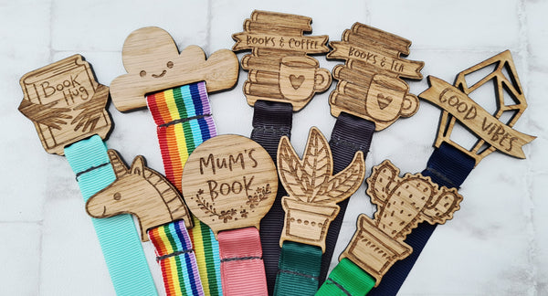 Wooden Engraved Bookmarks