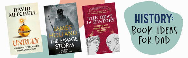 History book ideas for dad, fathers day book lover gift guide