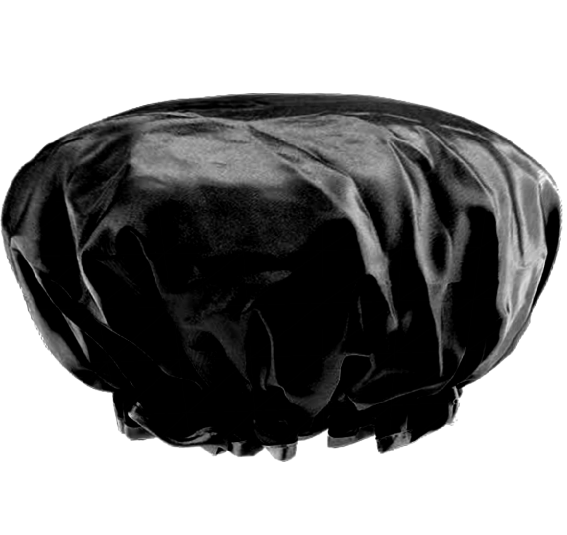 black shower cap