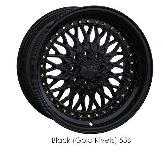 MAPerformance - XXR 536 Web Wurks Black Gold Rivets