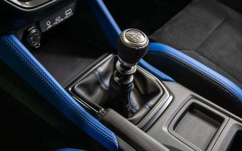 Center console and gear shifter on the 2025 Subaru WRX tS