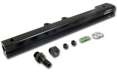 AEM High Volume Fuel Rail  Honda Civic 1996-2000 D16 (25-109BK)