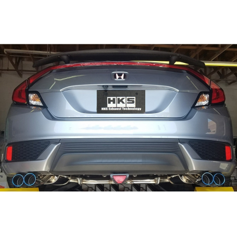 HKS LEGAMAX Cat-Back Exhaust | 2016-2021 Honda Civic Coupe 1.5T  (31021-BH001)