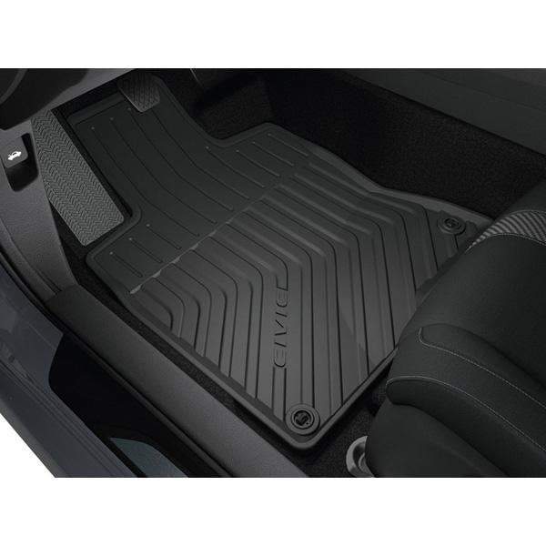 Genuine Oem Honda Civic Black Cargo Tray All Season Mat Set