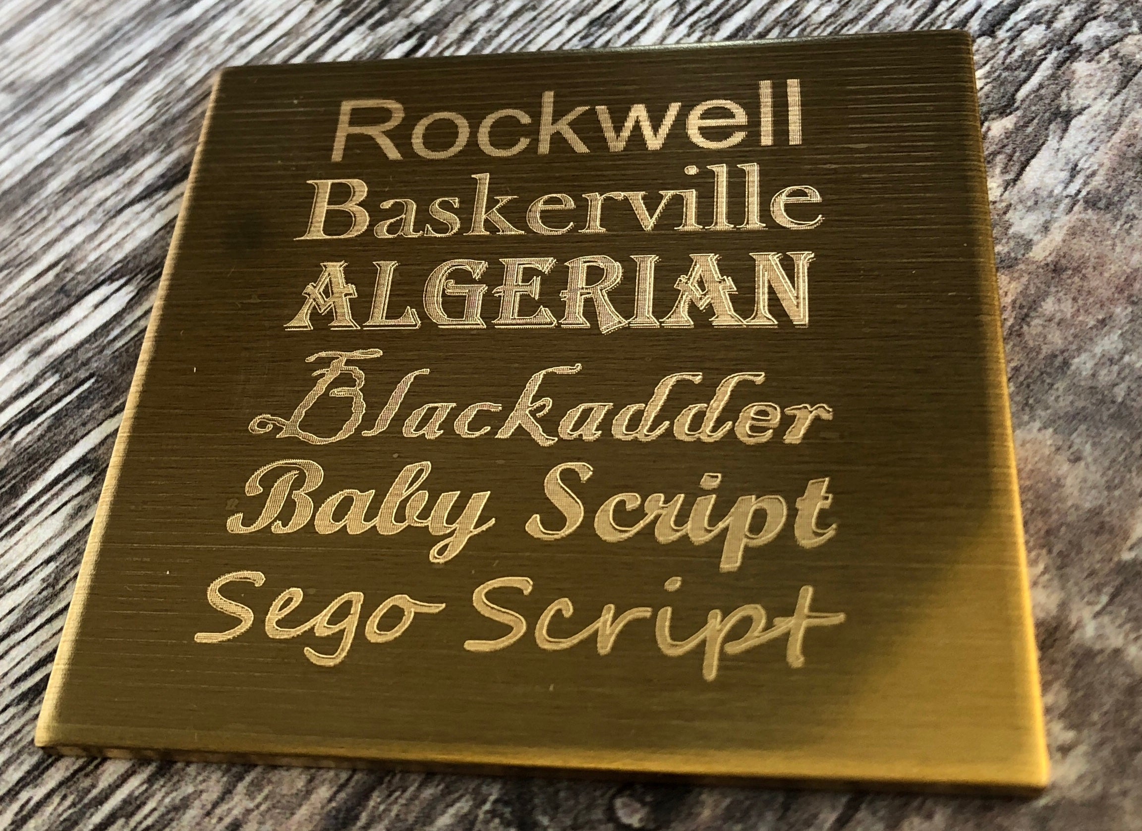 Personalised Engraved Matte Gold 3D Zip Lighter