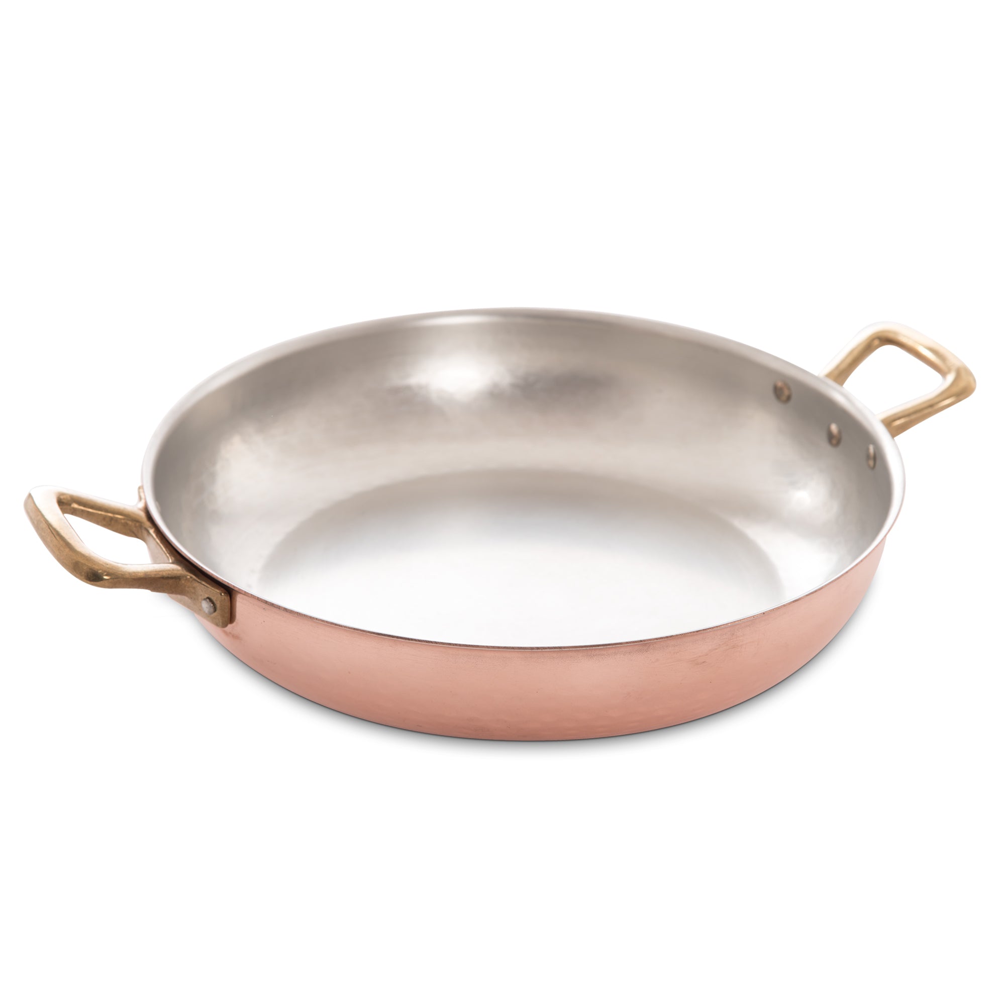 Copper Pan with two handles by Tanucci 