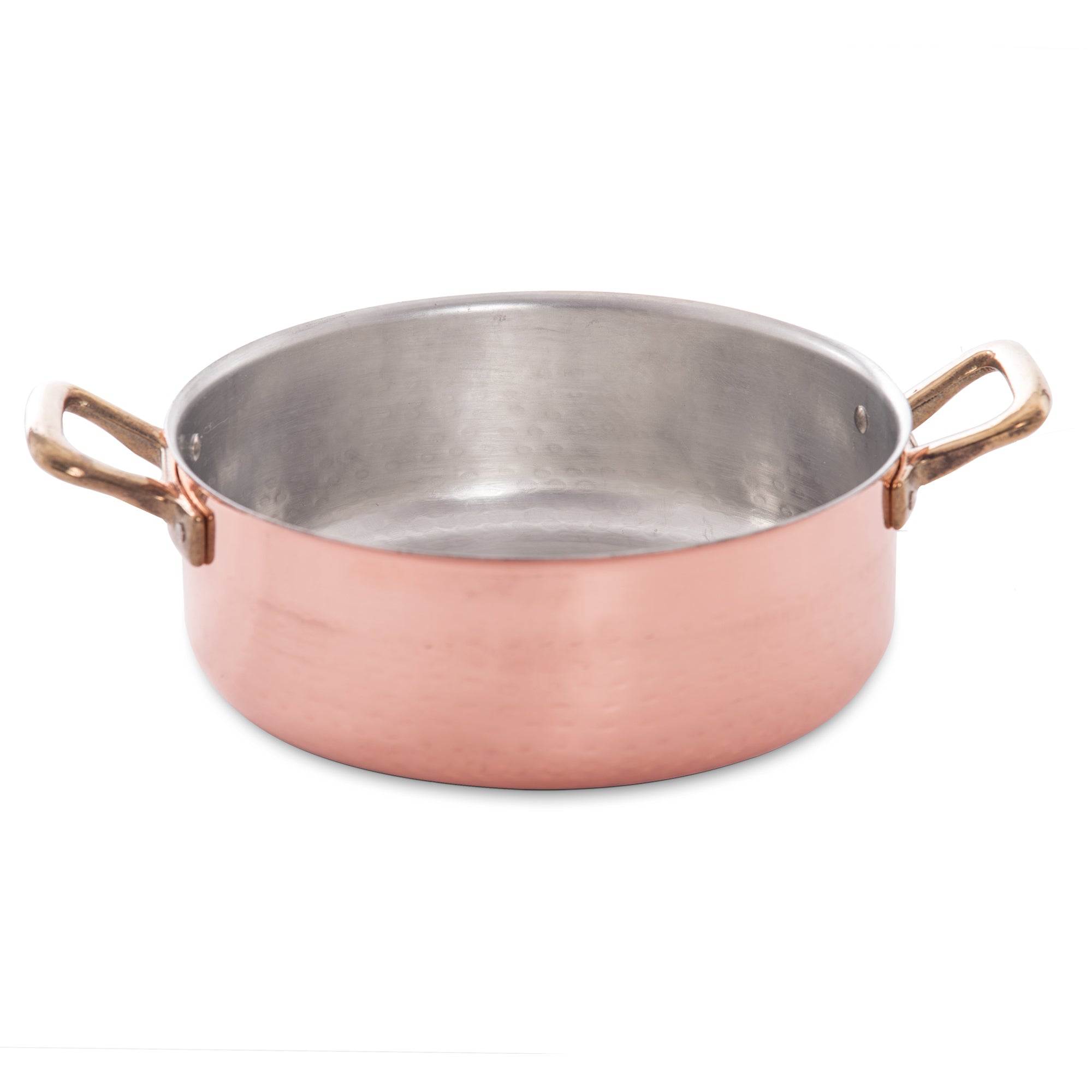 saute pan with two handles