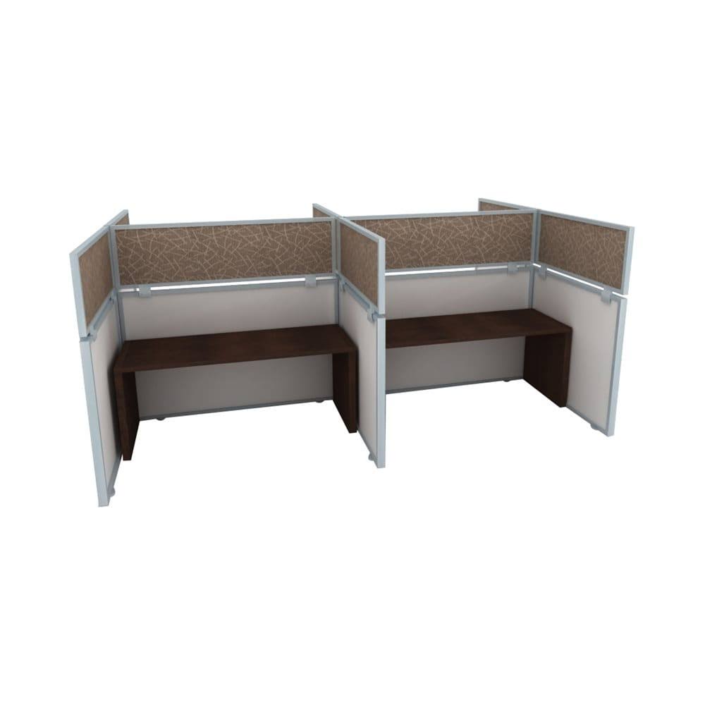 Acoustical Cubicle Mounted Privacy Panel with Large Bracket OBEX